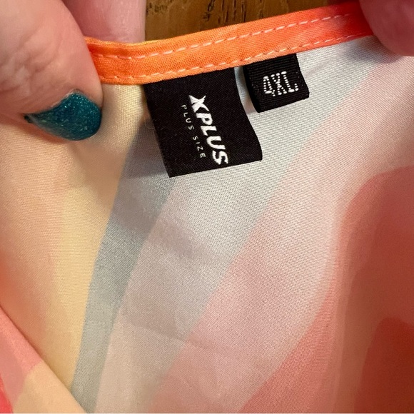 Fun multicolor dress - 4x - new - Picture 5 of 5